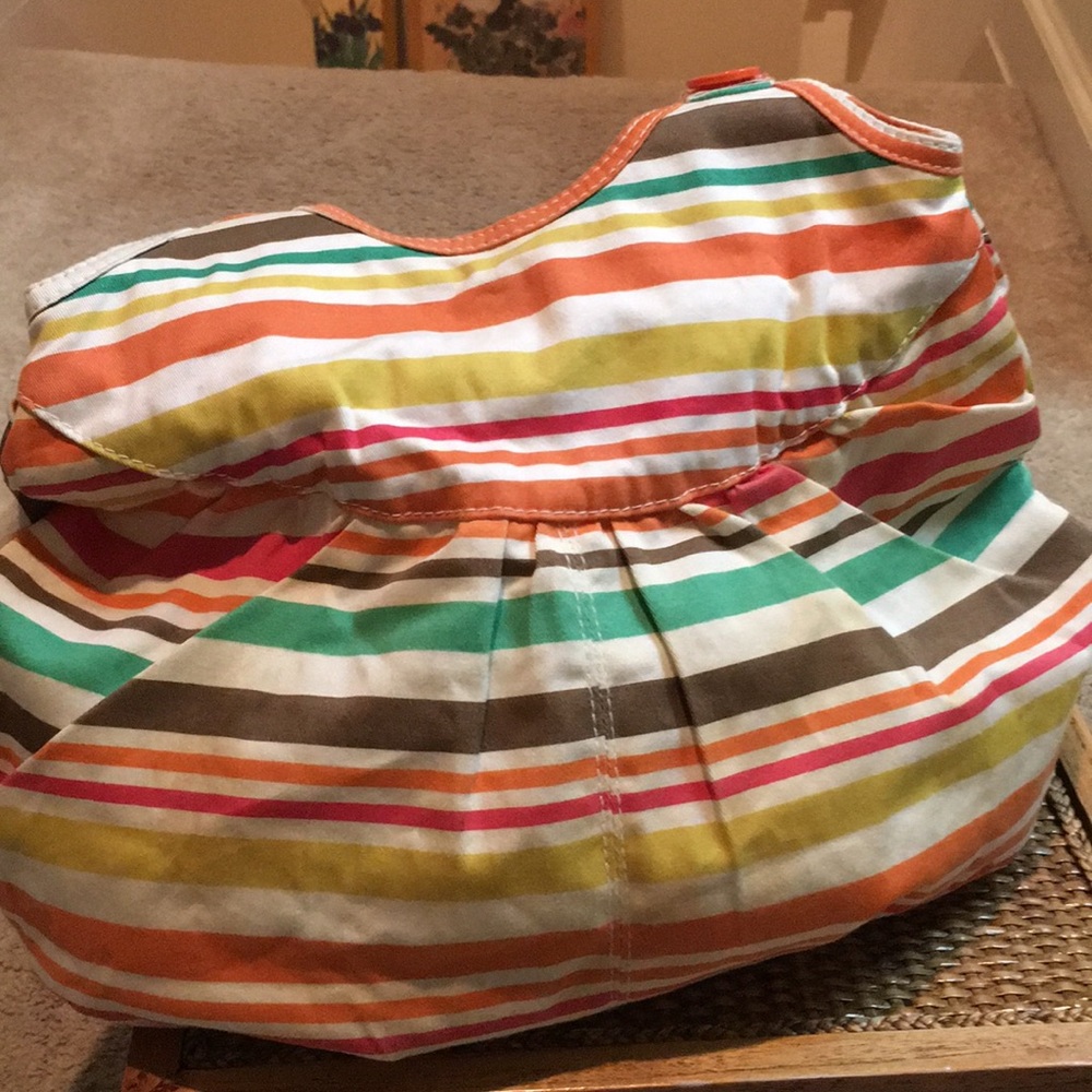 Roxy striped purse